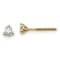 14K Yellow Gold Lab Grown Diamond 1/3ctw VS/SI GH Screw Back 3-Prong Earrings