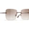 Chanel Brown Square Frame / Brown Lenses Sunglasses