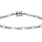 White Zircon Tennis Bracelet In Sterling Silver 5.56ctw