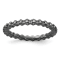 Ruthenium Over Sterling Silver Stackable Expressions Diamond Ring 0.08ctw