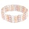 6-7mm Multicolor Cultured Freshwater Pearl Silver  Bracelet
