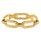 18K Yellow Gold Polished Oval Link 7.5 inch Bracelet