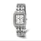 Charles Hubert Ladies Stainless 26x32mm Crystal Bezel Watch