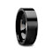 MORPHEUS Flat Black Tungsten Ring 6mm