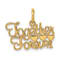 14k Yellow Gold Together Forever Pendant