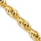 14k Yellow Gold 5.4mm Rope Link 20 Inch Chain