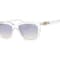 Guess Crystal Clear Frame / Gradient Blue Lenses Sunglasses