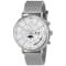 Christian Van Sant Men's Somptueuse LTD White Dial, Stainless Steel mesh Watch