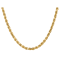 14k Yellow Gold 4.5mm Diamond Cut Rope Chain 30 Inches