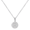 Initial R Charm Pendant Necklace In Silver-Tone