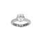 White Cubic Zirconia Platineve Ring 4.05ctw