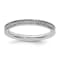 Sterling Silver Stackable Expressions and Diamonds Polished Ring 0.195ctw
