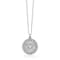 Bellissima Gold 14K White Gold Diamond Evil Eye Medallion Necklace