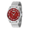 Invicta Celestial 36mm Red Dial Stainless Steel Band Quartz Watch