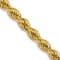 14k Yellow Gold 5mm Solid Rope 28 Inch Chain