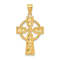 14K Yellow Gold Celtic Cross Pendant