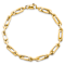14k Yellow Gold 5.2mm Polished Fancy Link Men's Bracelet