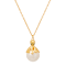 12mm Shell Pearl And White Cubic Zirconia 14k Yellow Gold Over Silver
Octopus Pendant 0.01ctw