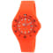 Toy Watch Women's Jelly Orange Dial, Orange Silicone Watch
