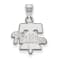Rhodium Over Sterling Silver MLB Philadelphia Phillies LogoArt Pendant