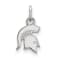 Rhodium Over Sterling Silver LogoArt Michigan State University Extra
Small Pendant