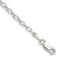 Sterling Silver 2.5mm Oval Rolo Chain Bracelet