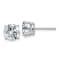 Rhodium Over 14K White Gold 2.50ct. 7.0mm Round G H I True Light
Moissanite Earrings