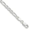 Sterling Silver 3.75mm Figaro Anchor Chain Bracelet