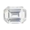 White Sapphire Loose Gemstone Unheated 12.56x9.35mm Emerald Cut 7.11ct