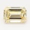 1.00ct Yellow Emerald Cut Lab-Grown Diamond SI1 Clarity IGI Certified