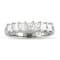 1.00ctw Princess Cut Diamond Band in 14k White Gold
