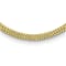 18K Yellow Gold 8mm Mesh 16-inch Omega Necklace