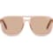 Quay On the Fly Tan Aviator Frame / Tan Lenses Sunglasses