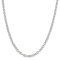 Sterling Silver 4.55mm Fancy Patterned Rolo Chain Necklace
