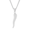 Robert Alton Men's Cornicello Italian Horn Pendant With Chain In
Stainless Steel