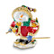 SNOWFALL Snowman Skiing Trinket Box