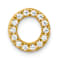 10k Yellow Gold 0.14 cttw Diamond Letter O Initial Charm