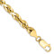 10k Yellow Gold 5.5mm Diamond-Cut Rope Link Bracelet