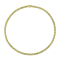 Green Peridot 18k Yellow Gold Over Sterling Silver Tennis Necklace 17.50ctw