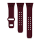 Gametime Washington Commanders Debossed Silicone Apple Watch Band
(38/40mm M/L). Watch not included.