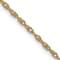 14k Yellow Gold 1.15mm Solid Cable 18 Inch Chain