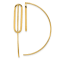 14K Yellow Gold Polished Threader Earrings