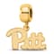 14K Yellow Gold Over Sterling Silver LogoArt University of Pittsburgh
Small Dangle Bead