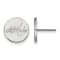 Rhodium Over Sterling Silver NHL Washington Capitals LogoArt Extra Small
Post Earrings