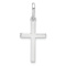Rhodium Over 14k White Gold Cross Pendant