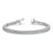 Rhodium Over 14K White Gold 16.00 ct. Near Colorless Moissanite 4 Prong
Tennis Bracelet