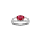 Lab Created Ruby And White Cubic Zirconia Platinum Over Sterling Silver
Ring 1.72ctw