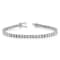 14K White Gold Lab Grown Diamond Illusion Setting Bracelet