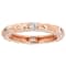White Cubic Zirconia 18k Rose Gold Over Sterling Silver Eternity Band
Ring 1.05ctw