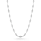 Sterling Statements Rhodium Over Sterling Silver Marquise CZ Choker Necklace